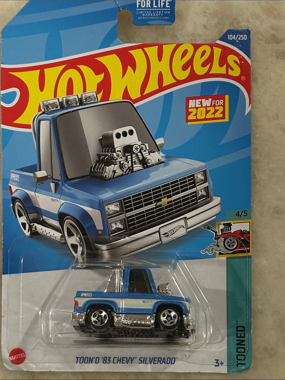 Hot Wheels Toon'd '83 Chevy Silverado - Blue